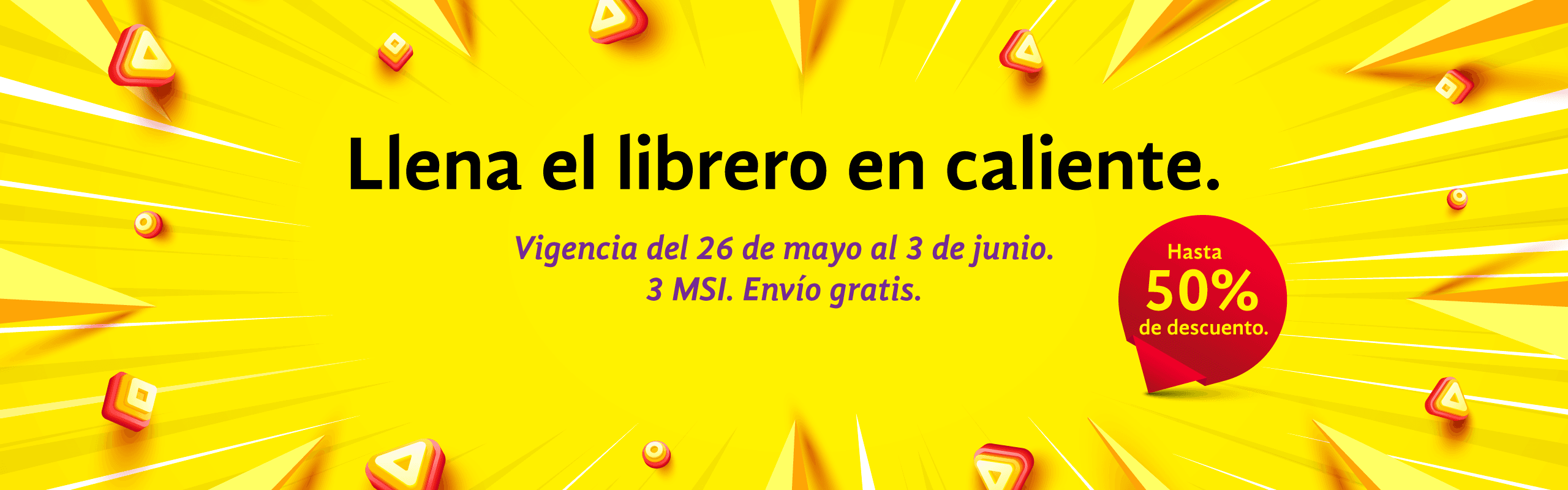 Landing de Hot Sale, banner de Hot Sale