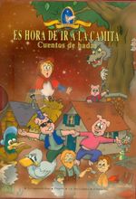 Estuche 'Es Hora de Ir a la Camita' con 2 tomos, mostrando sus cubiertas coloridas y personajes de cuentos de hadas.