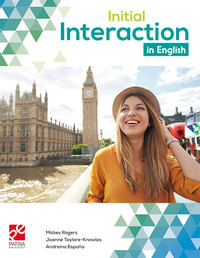 Portada del libro Initial Interaction in English, un programa completo para estudiantes de CONALEP de Nivel Medio Superior.