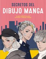 Portada del libro Secretos Del Dibujo Manga con ilustraciones de personajes estilo anime en la portada.