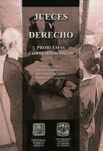 Jueces y derecho portada libro tapa blanda con título claro y fondo sobrio