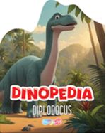 Portada del libro 'Diplodocus' con una ilustración de un dinosaurio de cuello largo en un entorno prehistórico