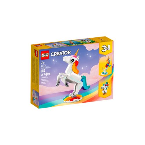 LEGO. Creator. Unicornio mágico