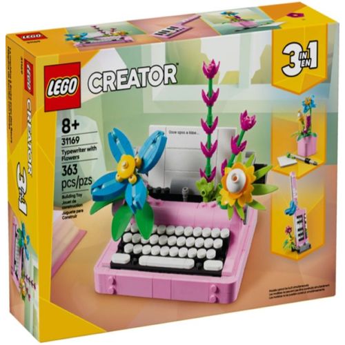 LEGO. Creator. Máquina de escribir con flores