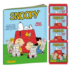 Multiset Snoopy Álbum Pasta Suave + 4 Sobres