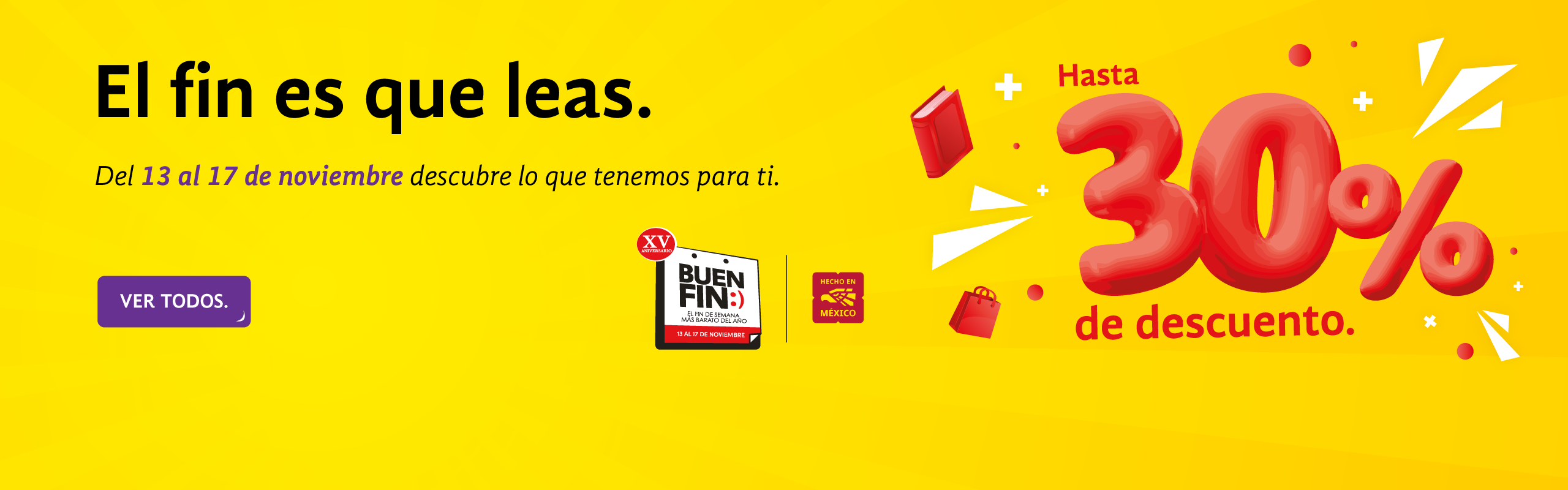 Landing de Hot Sale, banner de Hot Sale